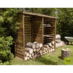 Abri Bois Cheyenne - Capacité 3.3 Stères