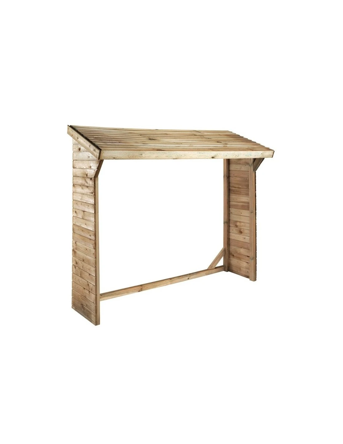 Abri Bûches Traité 2 Stères 1 Abri Bûches Traité 2 Stères