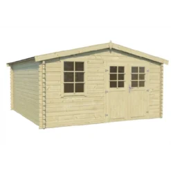 Abri De Jardin Bekky 14.45 M² En Bois Massif 40 Mm