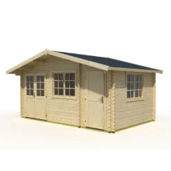 Abri De Jardin Borkum 18.9 M² Avec Plancher En Bois Massif 40 Mm