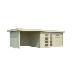 Abri De Jardin Elsa 11.7 M² + Auvent 8.1 M En Bois Massif 28 Mm 10 Abri De Jardin Elsa 11.7 M² + Auvent 8.1 M En Bois Massif 28 Mm -Verger Magique Soldes Boutique abri de jardin elsa 117 m auvent 81 m en bois massif 28 mm 2