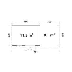 Abri De Jardin Elsa 11.7 M² + Auvent 8.1 M En Bois Massif 28 Mm 11 Abri De Jardin Elsa 11.7 M² + Auvent 8.1 M En Bois Massif 28 Mm -Verger Magique Soldes Boutique abri de jardin elsa 117 m auvent 81 m en bois massif 28 mm 3