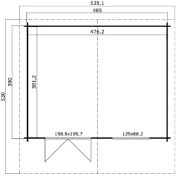 Abri De Jardin Gotland 18.9 M² Avec Plancher En Bois 40 Mm 6 Abri De Jardin Gotland 18.9 M² Avec Plancher En Bois 40 Mm -Verger Magique Soldes Boutique abri de jardin gotland 189 m avec plancher en bois 40 mm 2