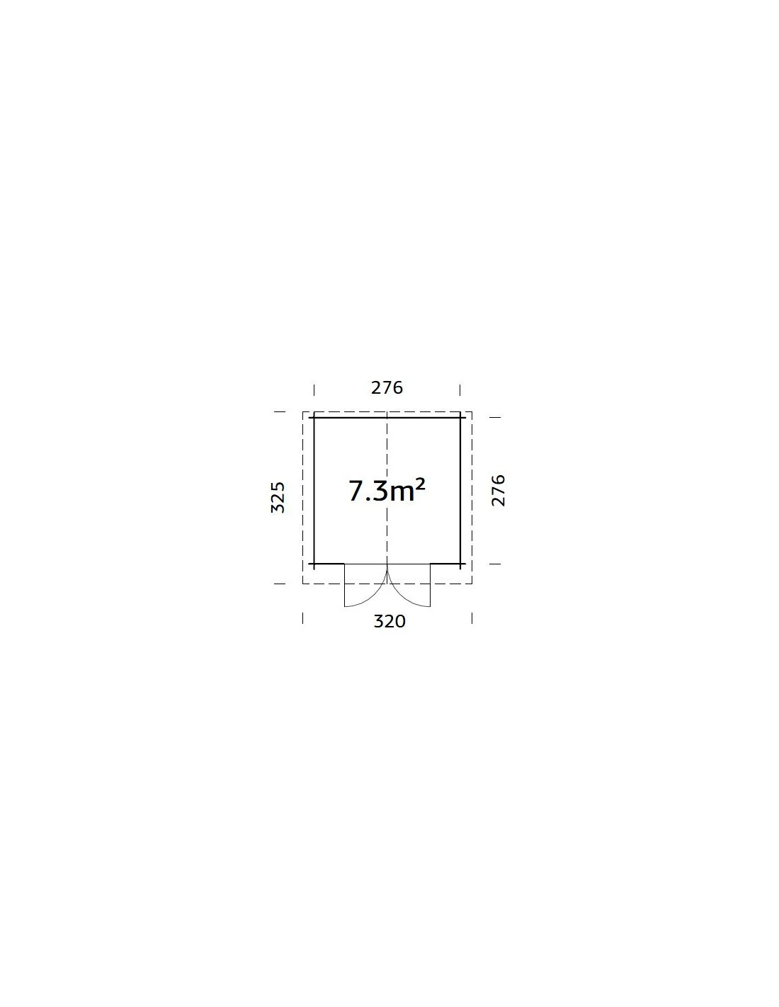 Abri De Jardin Pila 7.6 M² En Bois Massif 28 Mm - Gamme White Wood 2 Abri De Jardin Pila 7.6 M² En Bois Massif 28 Mm - Gamme White Wood – Image 2