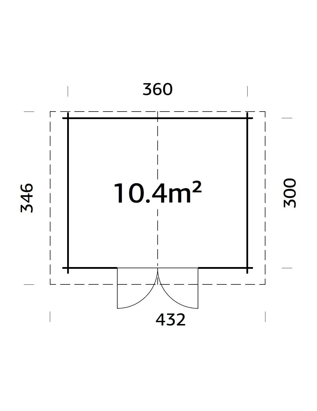 Abri De Jardin Tina 10.8 M² En Bois Massif 34 Mm 12 Abri De Jardin Tina 10.8 M² En Bois Massif 34 Mm – Image 12