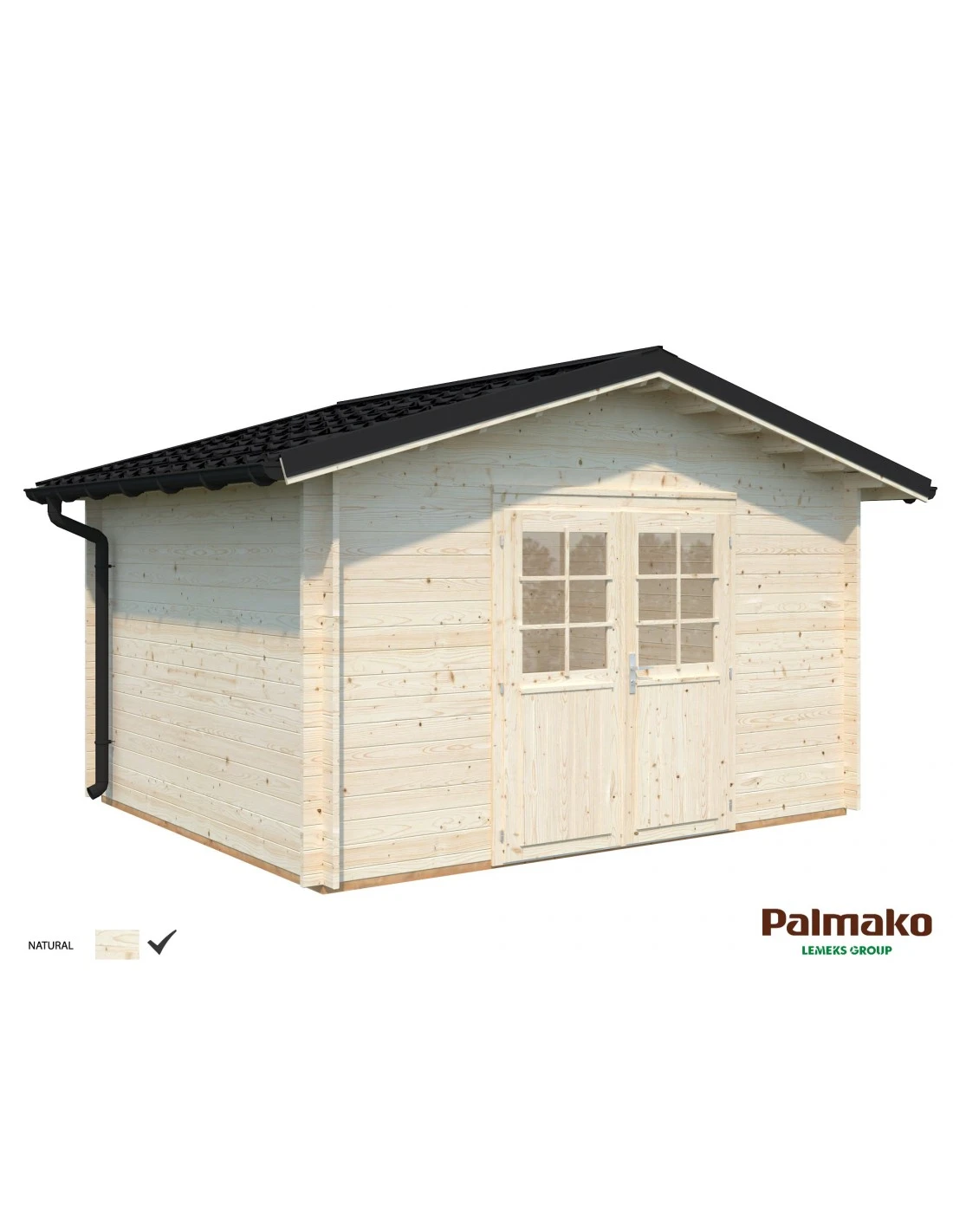 Abri De Jardin Tina 10.8 M² En Bois Massif 34 Mm 5 Abri De Jardin Tina 10.8 M² En Bois Massif 34 Mm – Image 5