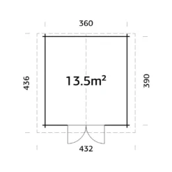 Abri De Jardin Tina 14 M² En Bois Massif 34 Mm 26 Abri De Jardin Tina 14 M² En Bois Massif 34 Mm -Verger Magique Soldes Boutique abri de jardin tina 14 m en bois massif 34 mm 12