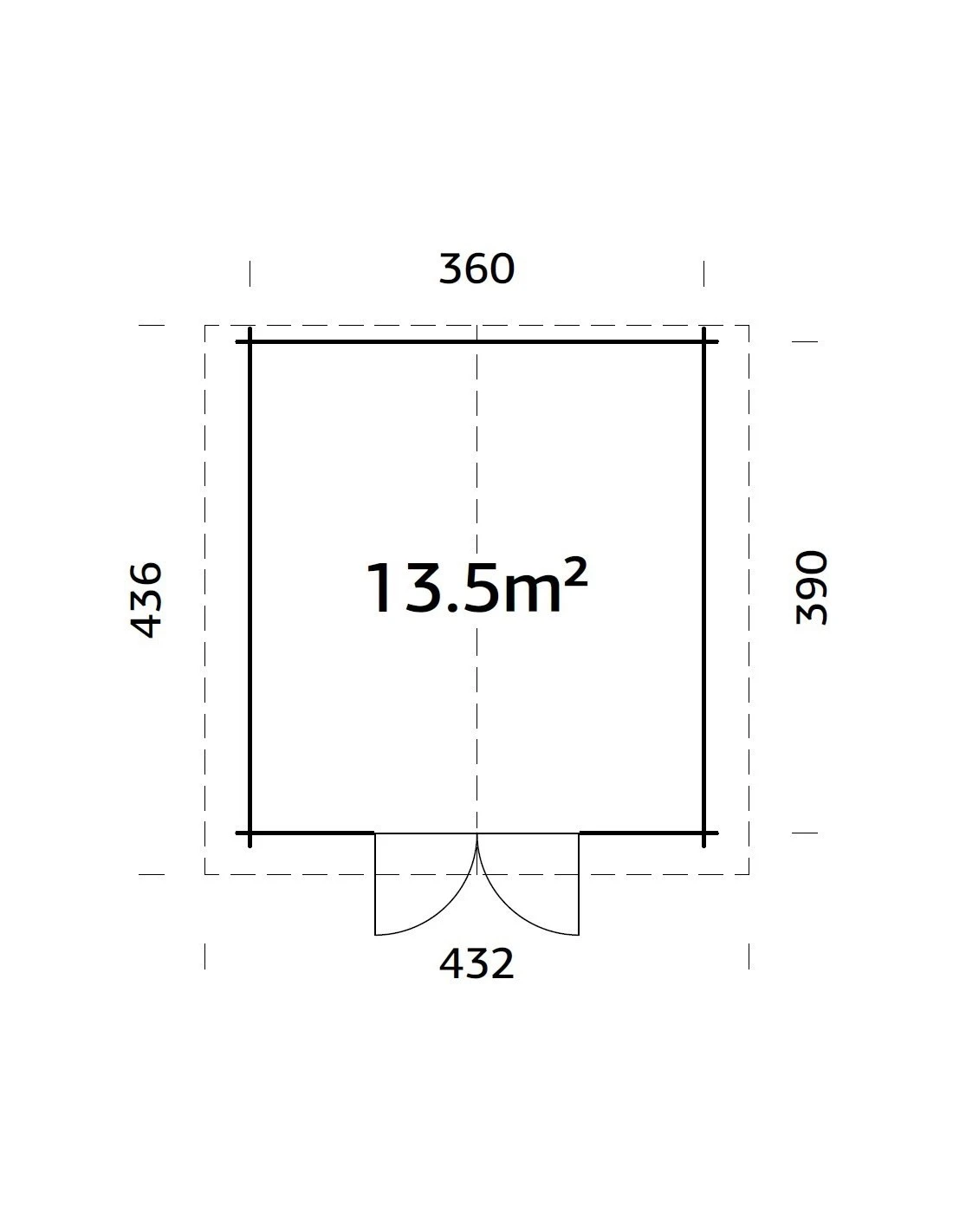Abri De Jardin Tina 14 M² En Bois Massif 34 Mm 13 Abri De Jardin Tina 14 M² En Bois Massif 34 Mm – Image 13