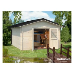 Abri De Jardin Tina 14 M² En Bois Massif 34 Mm 18 Abri De Jardin Tina 14 M² En Bois Massif 34 Mm -Verger Magique Soldes Boutique abri de jardin tina 14 m en bois massif 34 mm 4