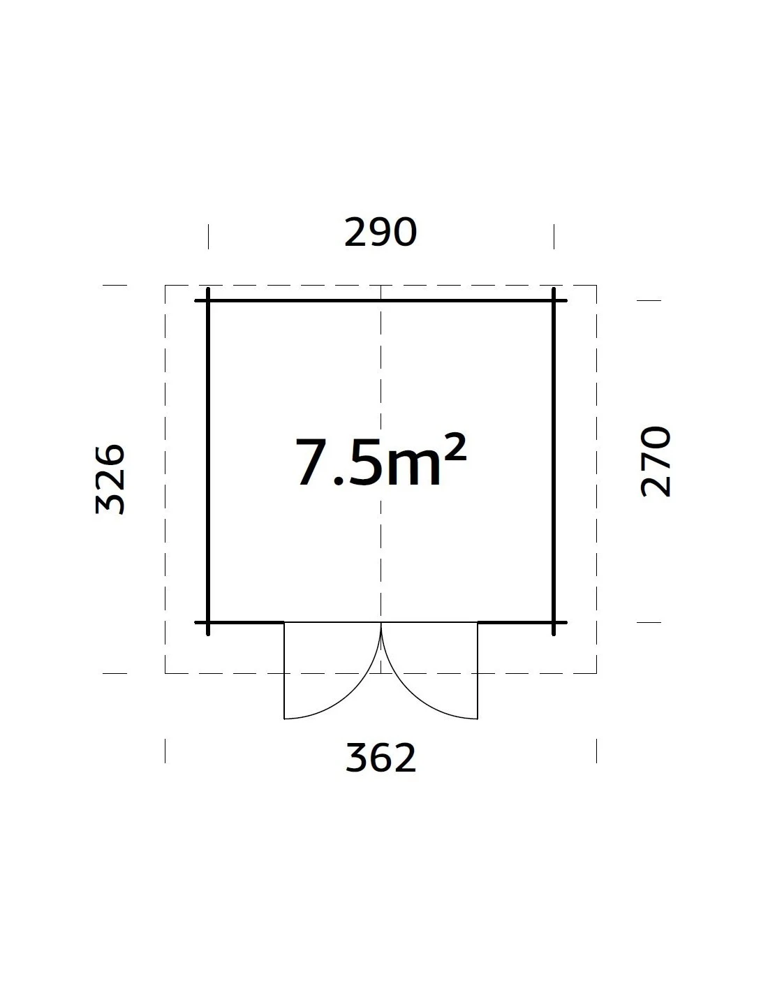 Abri De Jardin Tina 7.8 M² En Bois Massif 34 Mm 12 Abri De Jardin Tina 7.8 M² En Bois Massif 34 Mm – Image 12