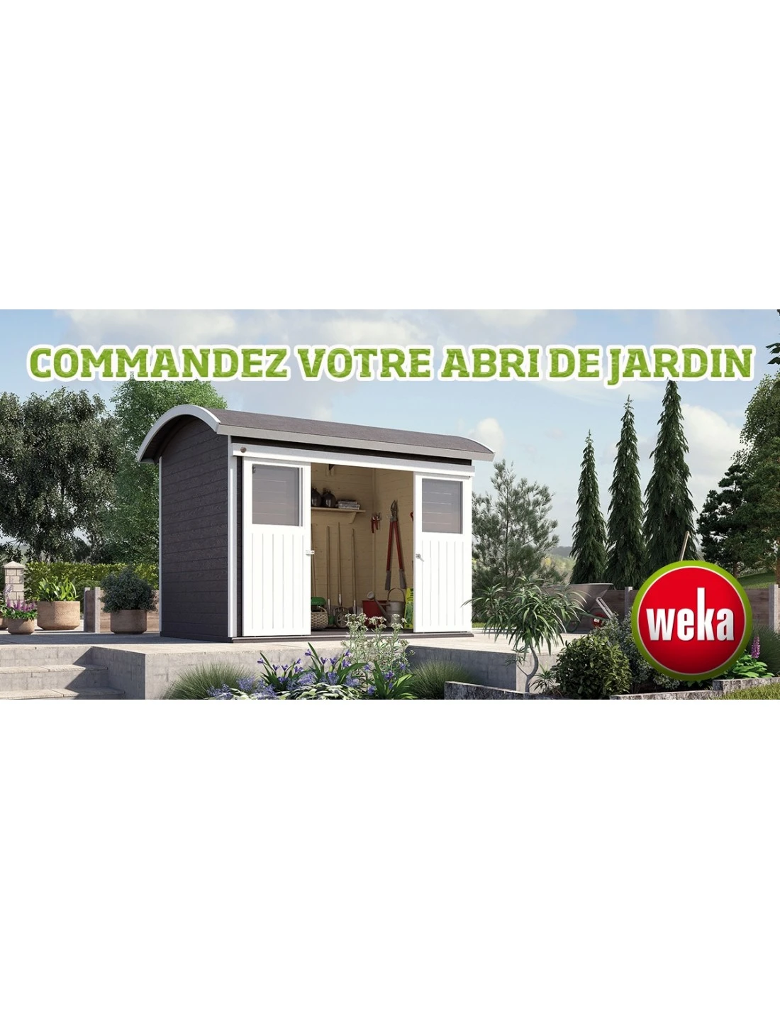 Abri De Jardin WEKA 179A+appentis De 9.2 M² En Bois Massif 28 Mm 3 Abri De Jardin WEKA 179A+appentis De 9.2 M² En Bois Massif 28 Mm – Image 3