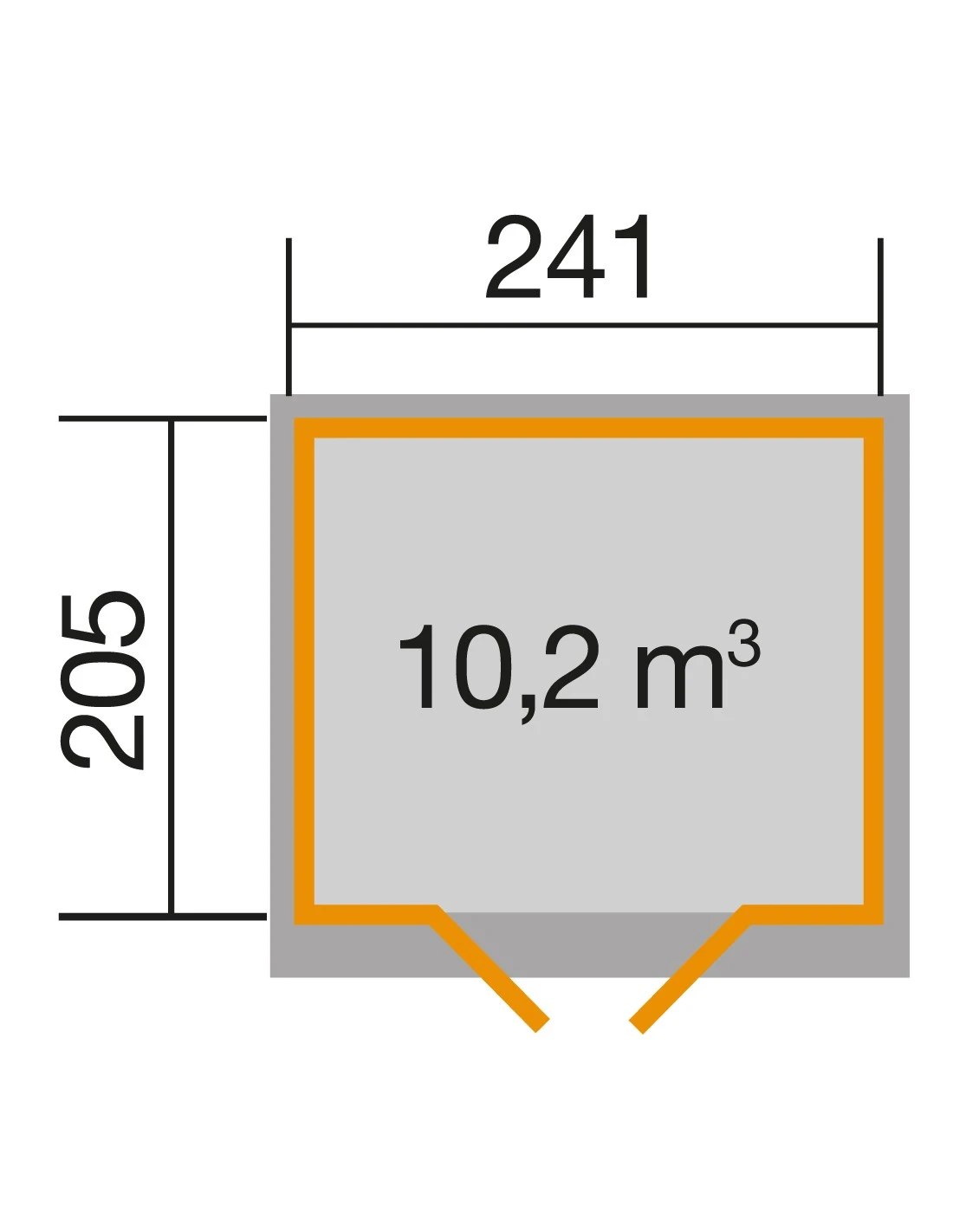 Abri De Jardin WEKA 218 De 4.9 M² Au Choix En Bois Massif 28 Mm 2 Abri De Jardin WEKA 218 De 4.9 M² Au Choix En Bois Massif 28 Mm – Image 2
