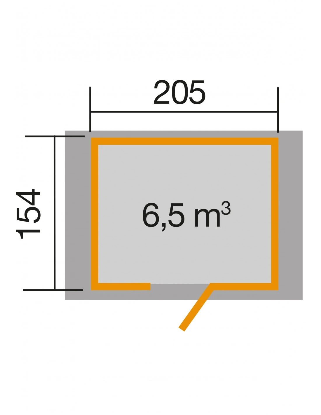 Abri De Jardin WEKA 223 De 3.2 M² Au Choix En Bois Massif 21 Mm 2 Abri De Jardin WEKA 223 De 3.2 M² Au Choix En Bois Massif 21 Mm – Image 2