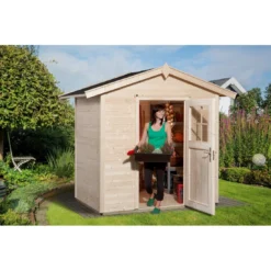 Abri De Jardin WEKA 223 De 3.2 M² Au Choix En Bois Massif 21 Mm