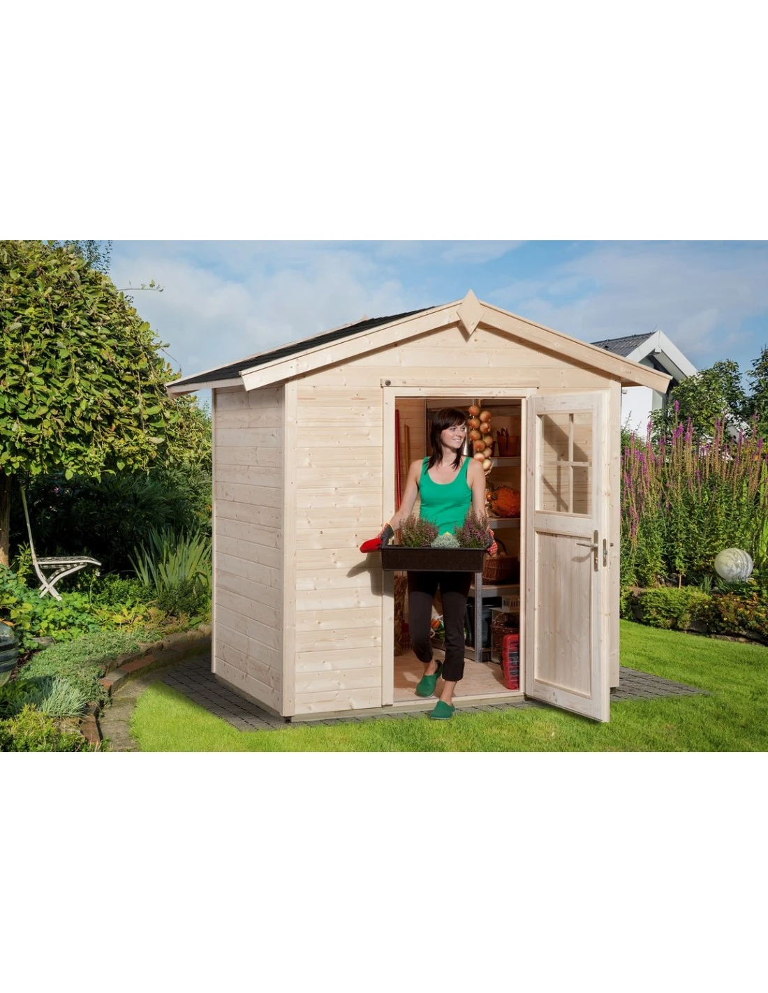 Abri De Jardin WEKA 223 De 3.2 M² Au Choix En Bois Massif 21 Mm 1 Abri De Jardin WEKA 223 De 3.2 M² Au Choix En Bois Massif 21 Mm