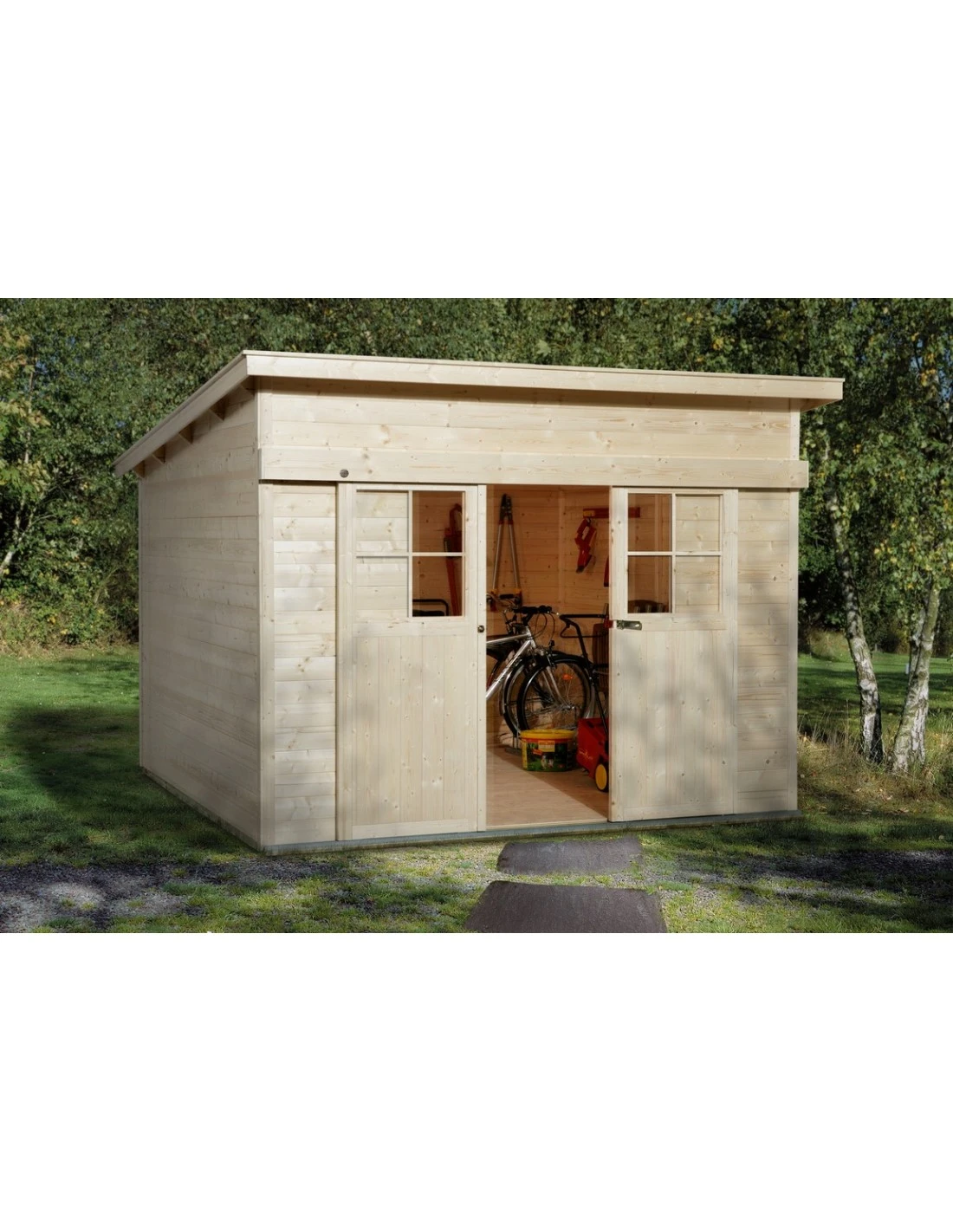 Abri De Jardin WEKA 225 De 6.2 M² Au Choix En Bois Massif 21 Mm 1 Abri De Jardin WEKA 225 De 6.2 M² Au Choix En Bois Massif 21 Mm