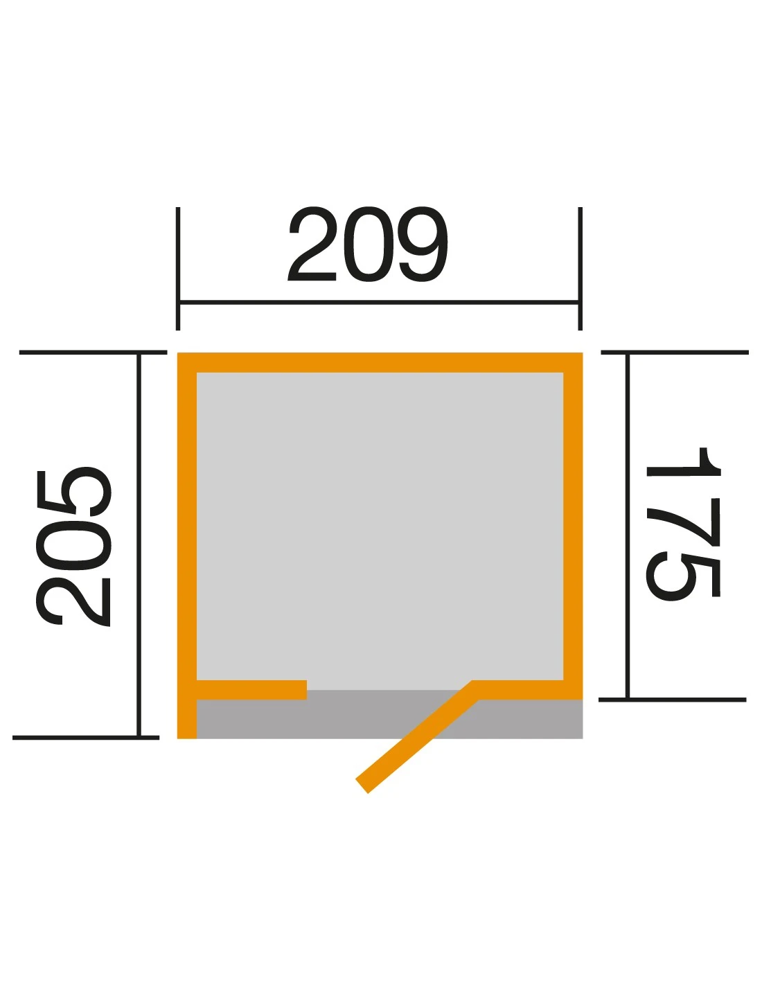 Abri De Jardin WEKA Design 262 De 3.6 M² Au Choix En Bois Massif 21 Mm 2 Abri De Jardin WEKA Design 262 De 3.6 M² Au Choix En Bois Massif 21 Mm – Image 2