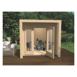 Abri De Jardin WEKA Design 263 De 5.6 M² Au Choix En Bois Massif 28 Mm