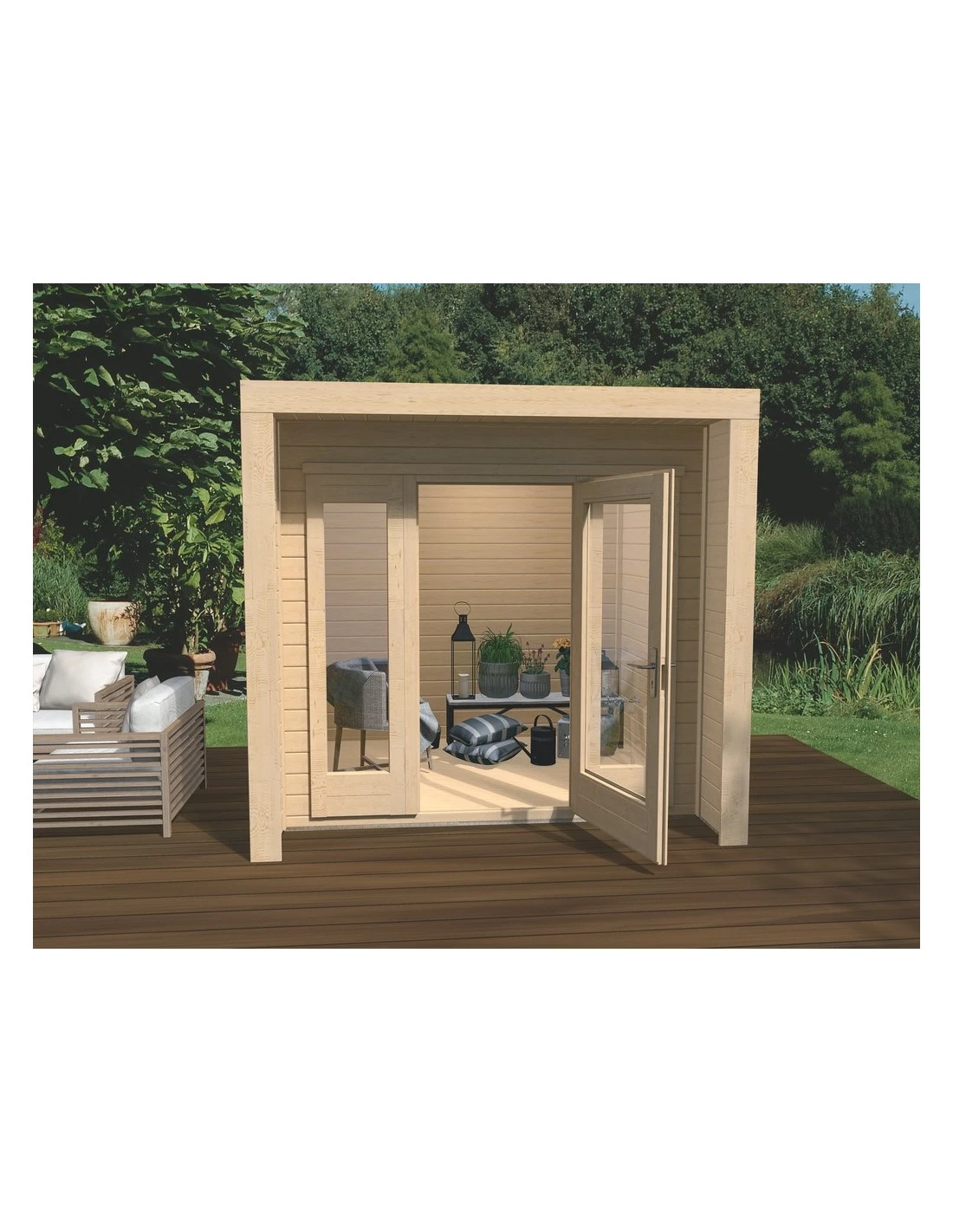 Abri De Jardin WEKA Design 263 De 5.6 M² Au Choix En Bois Massif 28 Mm 1 Abri De Jardin WEKA Design 263 De 5.6 M² Au Choix En Bois Massif 28 Mm