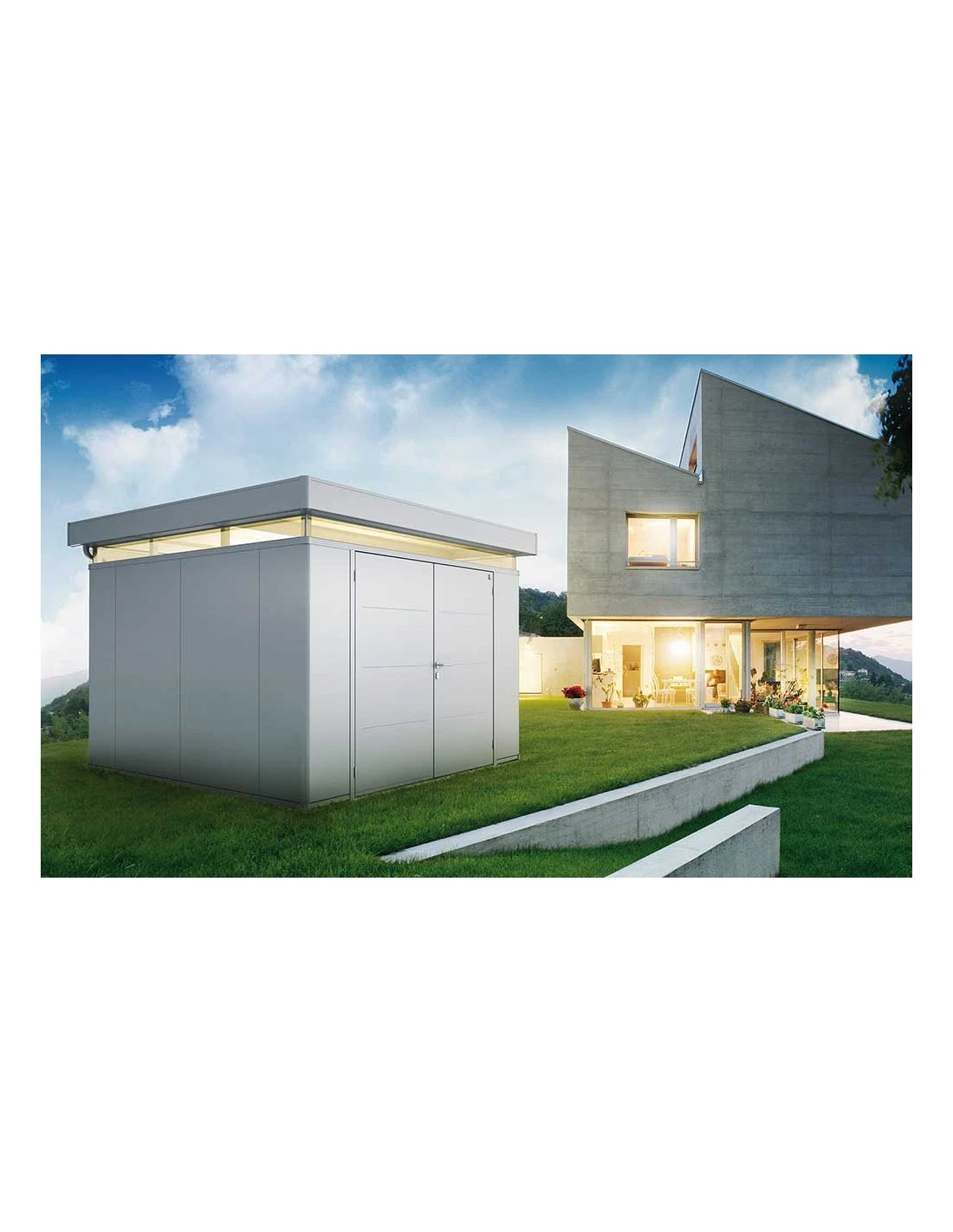 Abri/garage CasaNova Isolé Largeur 4m BIOHORT 13 Abri/garage CasaNova Isolé Largeur 4m BIOHORT – Image 13