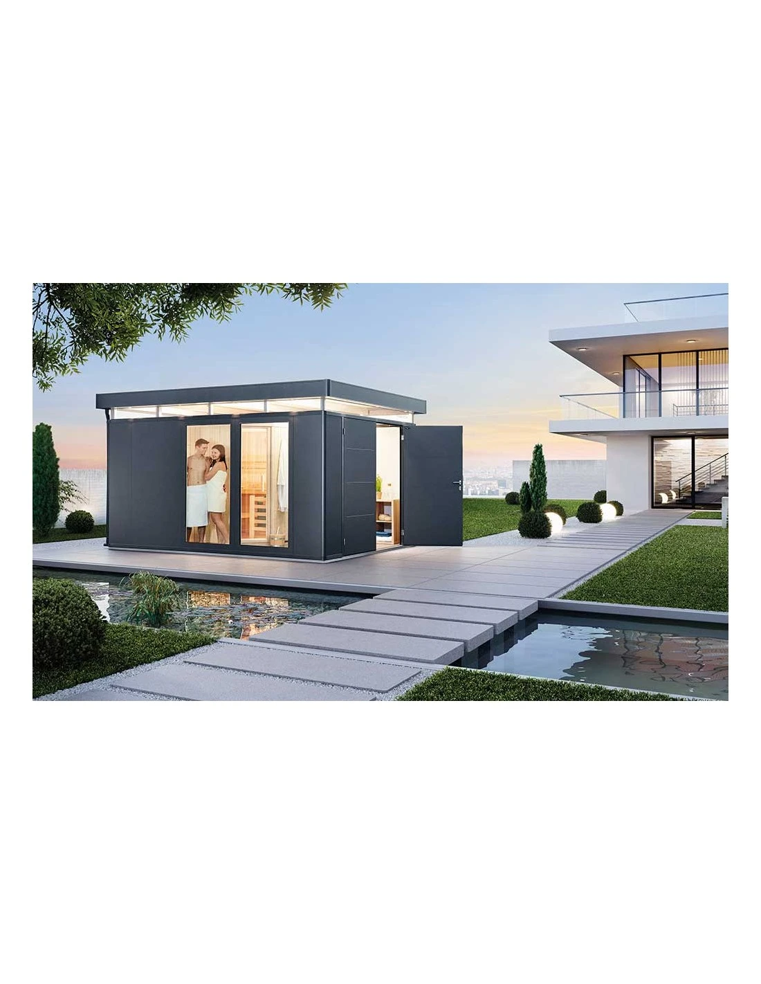 Abri/garage CasaNova Isolé Largeur 4m BIOHORT 9 Abri/garage CasaNova Isolé Largeur 4m BIOHORT – Image 9