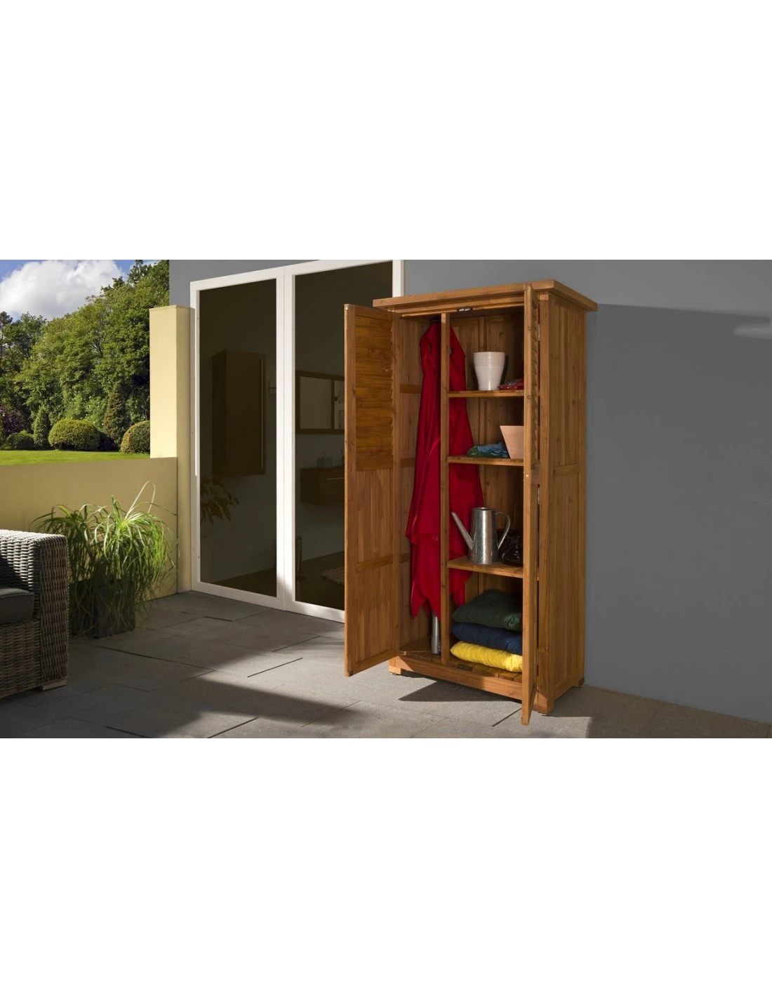 Armoire De Balcon WEKA 195B Lasurée Chêne Clair En Bois 14 Mm 1 Armoire De Balcon WEKA 195B Lasurée Chêne Clair En Bois 14 Mm