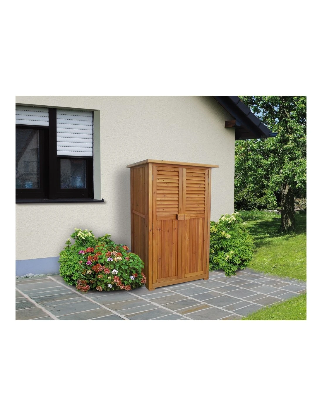 Armoire De Balcon WEKA 195A Lasurée Chêne Clair En Bois 14 Mm 1 Armoire De Balcon WEKA 195A Lasurée Chêne Clair En Bois 14 Mm