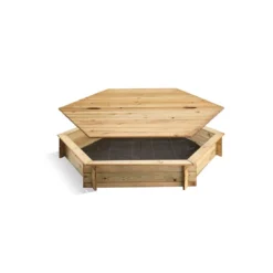 Bac à Sable Hexagonale Avec Couvercle - 180 X180 X 25 Cm