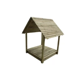 Bac à Sable Jonville Avec Toit Et Couvercle 150 X 140 X 180 Cm