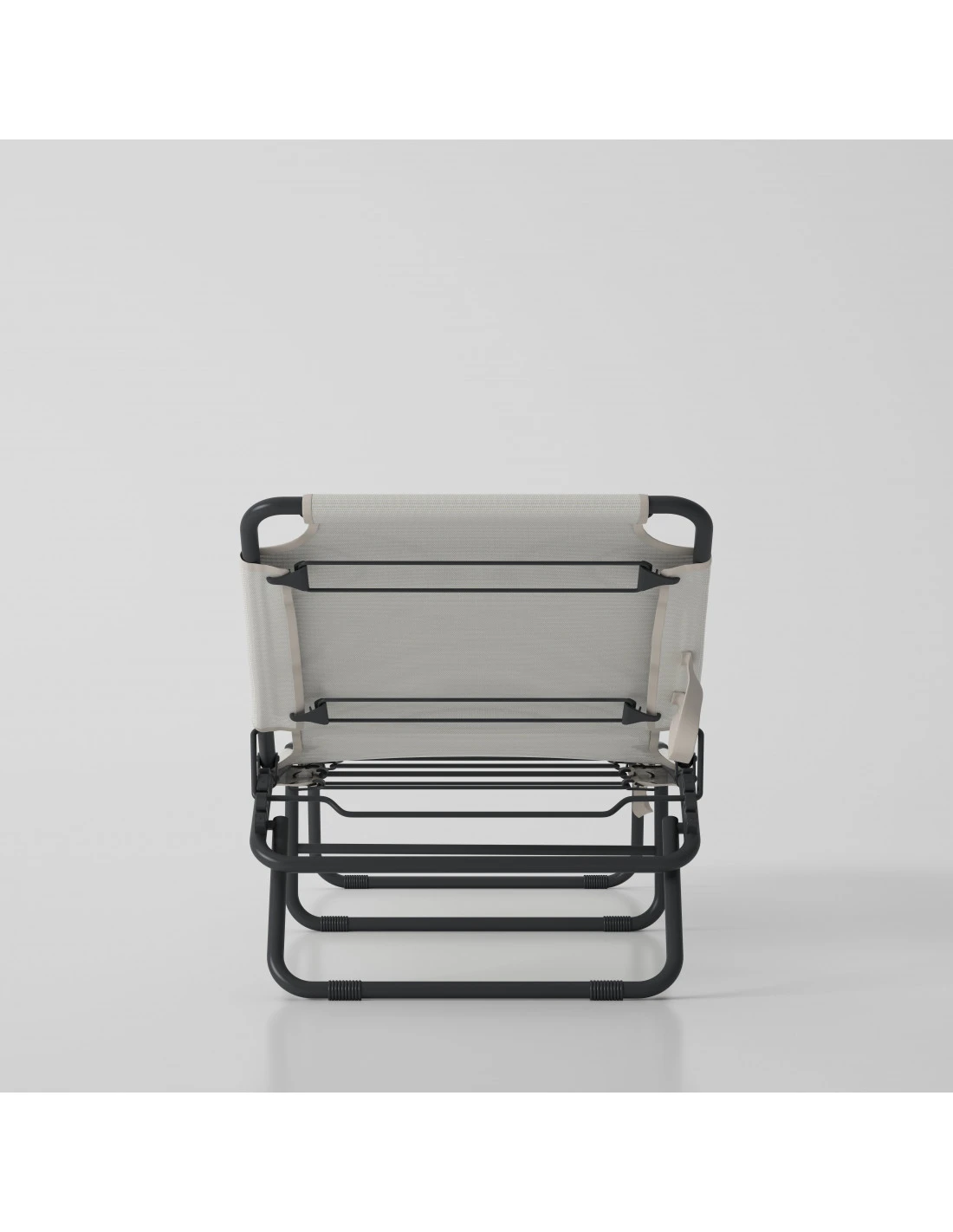 Bain De Soleil AMIGO Aluminium Anthracite Texfil Blanc Beige 2 Bain De Soleil AMIGO Aluminium Anthracite Texfil Blanc Beige – Image 2