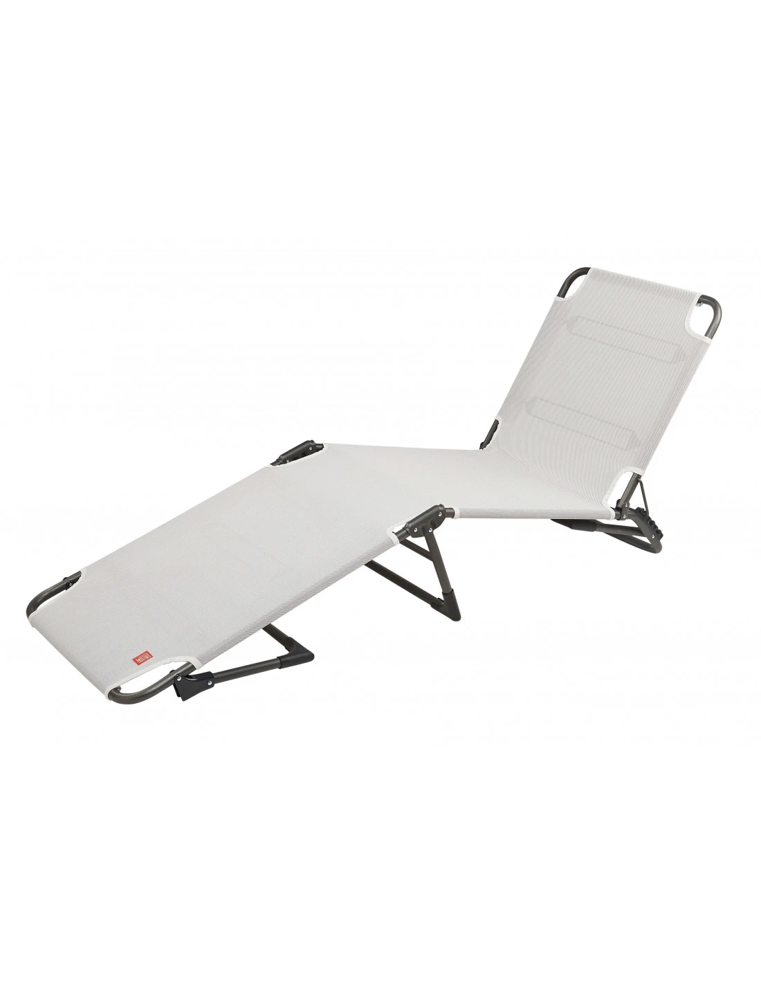 Bain De Soleil AMIGO Aluminium Anthracite Texfil Blanc Gris 2 Bain De Soleil AMIGO Aluminium Anthracite Texfil Blanc Gris – Image 2