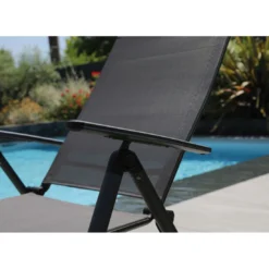 Bain De Soleil Ciro - Pliant En Aluminium Gris 7 Bain De Soleil Ciro - Pliant En Aluminium Gris -Verger Magique Soldes Boutique bain de soleil ciro pliant en aluminium gris 2