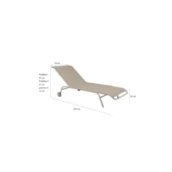 Bain De Soleil Coolside Design Studio - Fermob - Carbone 5 Bain De Soleil Coolside Design Studio - Fermob - Carbone -Verger Magique Soldes Boutique bain de soleil coolside design studio fermob 3