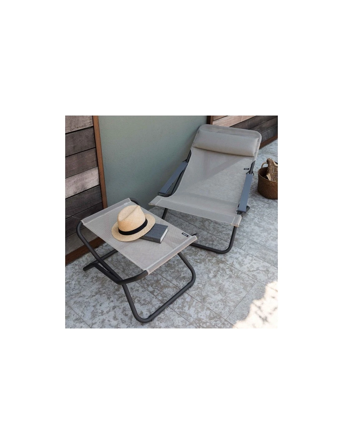 Lafuma Transat Chilienne Transabed Batyline Iso Seigle 2 Lafuma Transat Chilienne Transabed Batyline Iso Seigle – Image 2