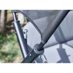 Balancelle De Jardin Kerada 2/3 Places - Acier Grey/Noir -Verger Magique Soldes Boutique balancelle de jardin kerada 3 places acier greynoir 2