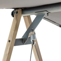 Balancelle De Jardin Soly 3 Places - Acier Effet Bois -Verger Magique Soldes Boutique balancelle de jardin soly 3 places acier effet bois 2