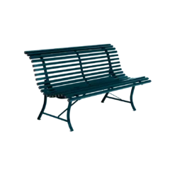 Banc De Jardin Louisiane L.150 Cm - Métal - Bleu Acapulco