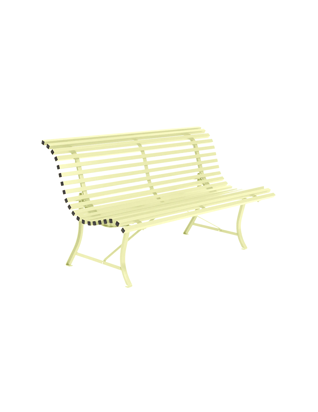 Banc De Jardin Louisiane L.150 Cm - Métal - Carbone 1 Banc De Jardin Louisiane L.150 Cm - Métal - Carbone