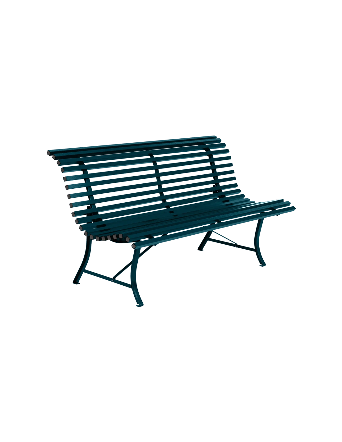 Banc De Jardin Louisiane L.150 Cm - Métal - Bleu Acapulco 1 Banc De Jardin Louisiane L.150 Cm - Métal - Bleu Acapulco