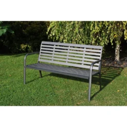 Banc De Jardin Marta 3 Places - Aluminium Anthracite -Verger Magique Soldes Boutique banc de jardin marta 3 places aluminium anthracite 2