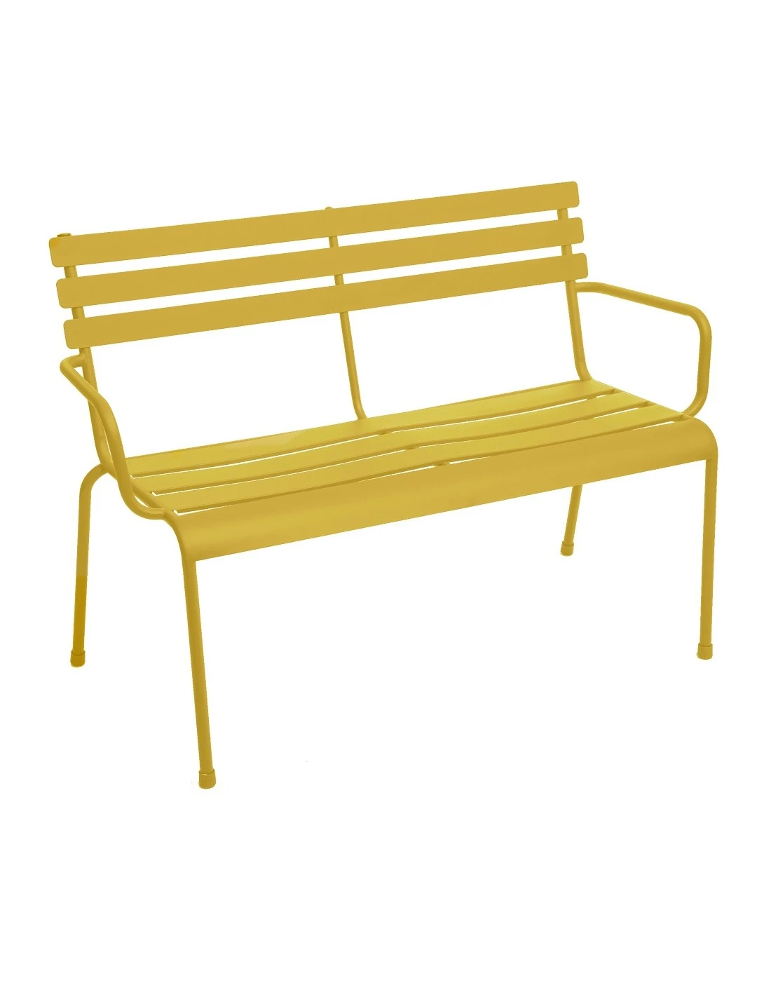 Banc De Jardin Métal Greensboro - Acier époxy - Moutarde 1 Banc De Jardin Métal Greensboro - Acier époxy - Moutarde