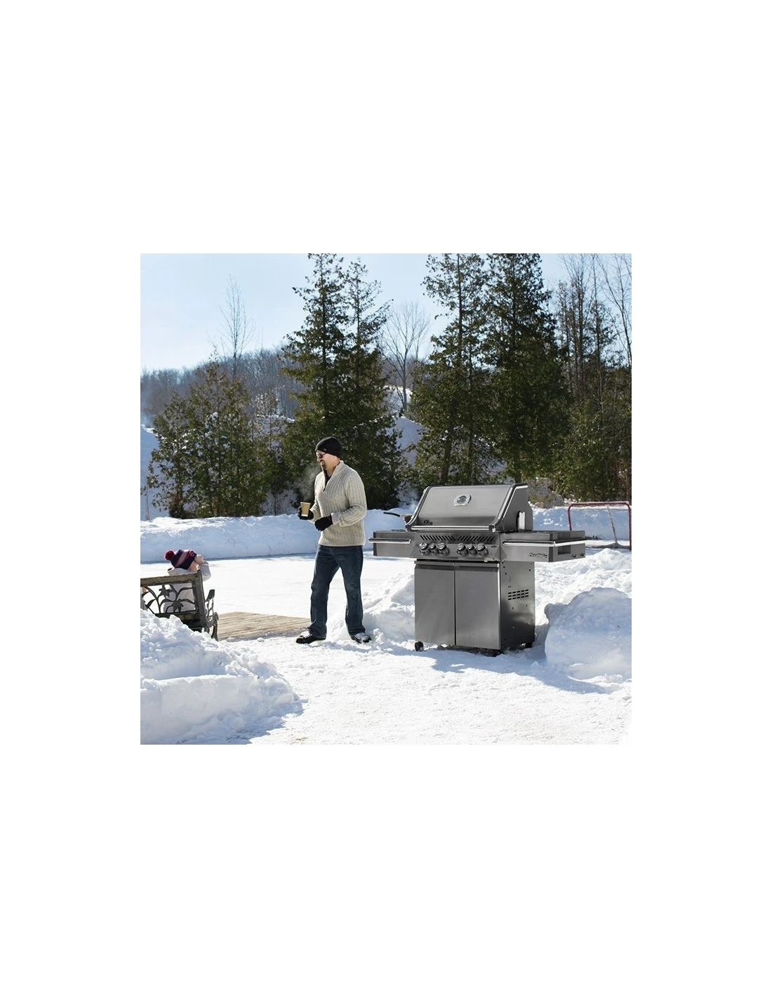 Barbecue à Gaz Prestige PRO500-3 Inox - Napoleon 4 Barbecue à Gaz Prestige PRO500-3 Inox - Napoleon – Image 4