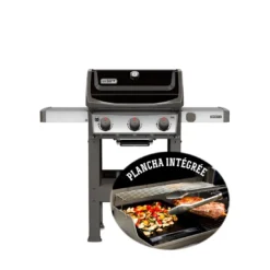 Weber Barbecue à Gaz Spirit II E-310 Noir Avec Plancha