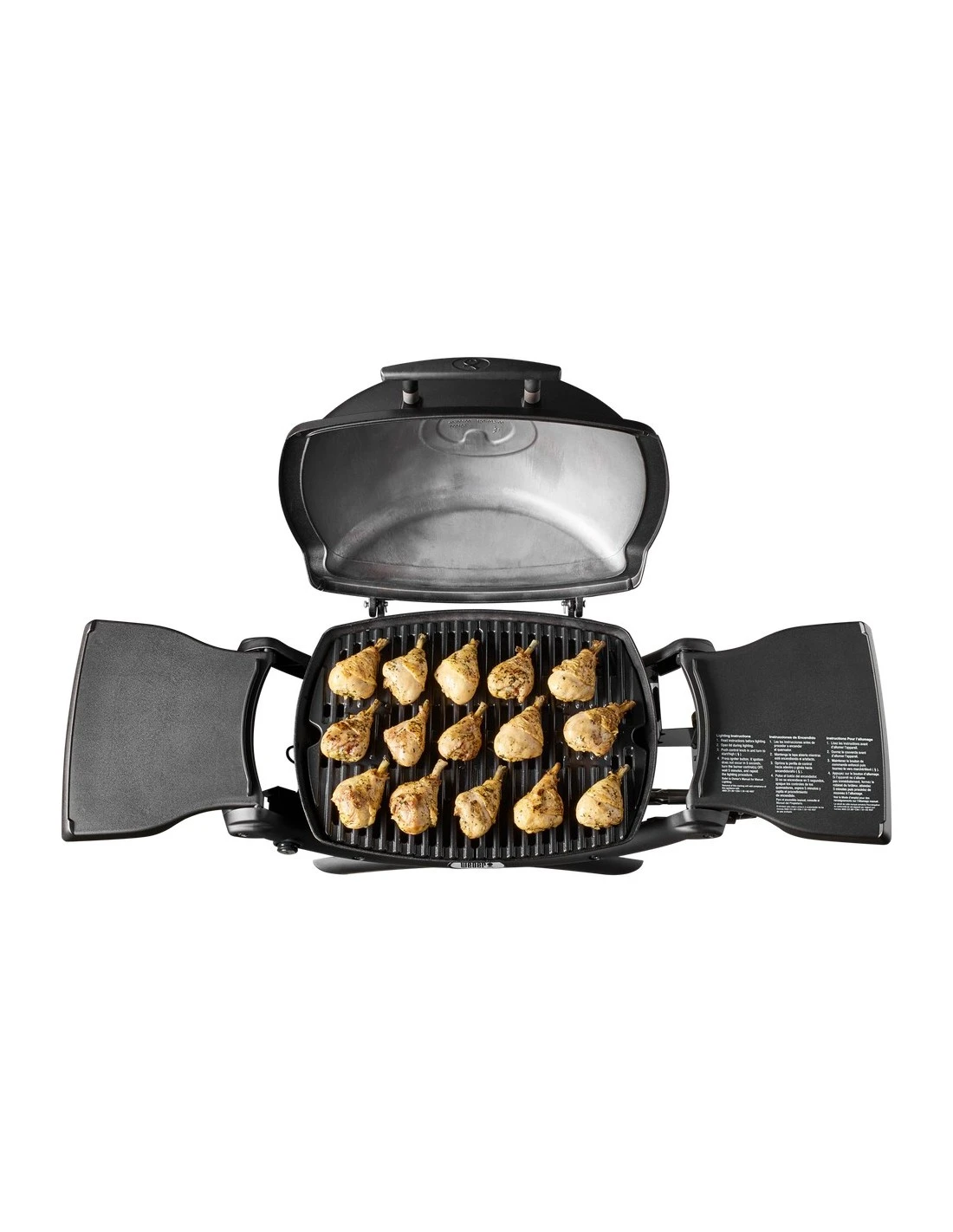 Barbecue à Gaz Weber Q 1200 Noir Avec Tablettes 3 Barbecue à Gaz Weber Q 1200 Noir Avec Tablettes – Image 3