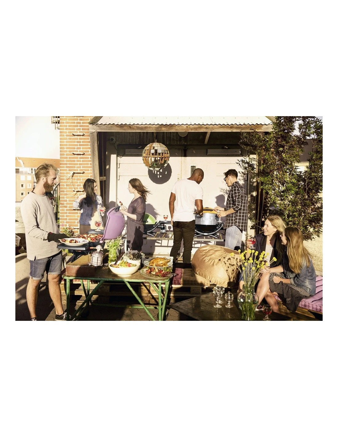 Barbecue à Gaz Weber Q 1200 Noir Avec Tablettes 6 Barbecue à Gaz Weber Q 1200 Noir Avec Tablettes – Image 6