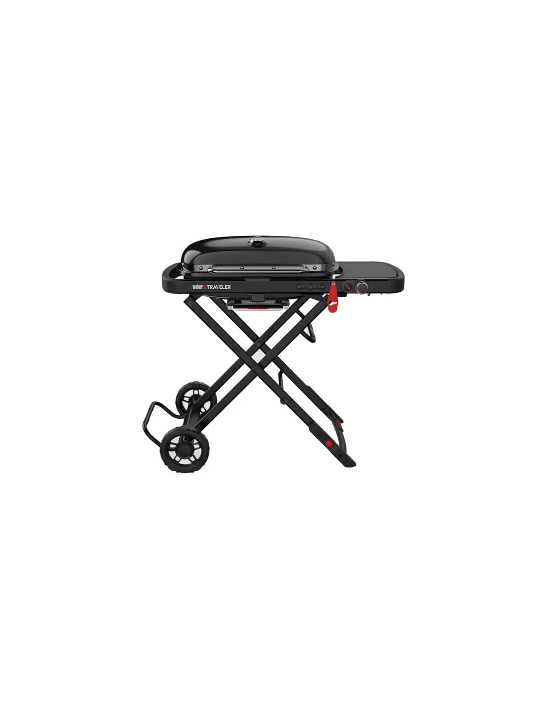 Barbecue à Gaz Weber Traveler Stealth Noir Avec Chariot Noir 1 Barbecue à Gaz Weber Traveler Stealth Noir Avec Chariot Noir