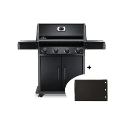 Napoleon Barbecue Gaz Rogue 525-1 Noir + Plancha Offerte
