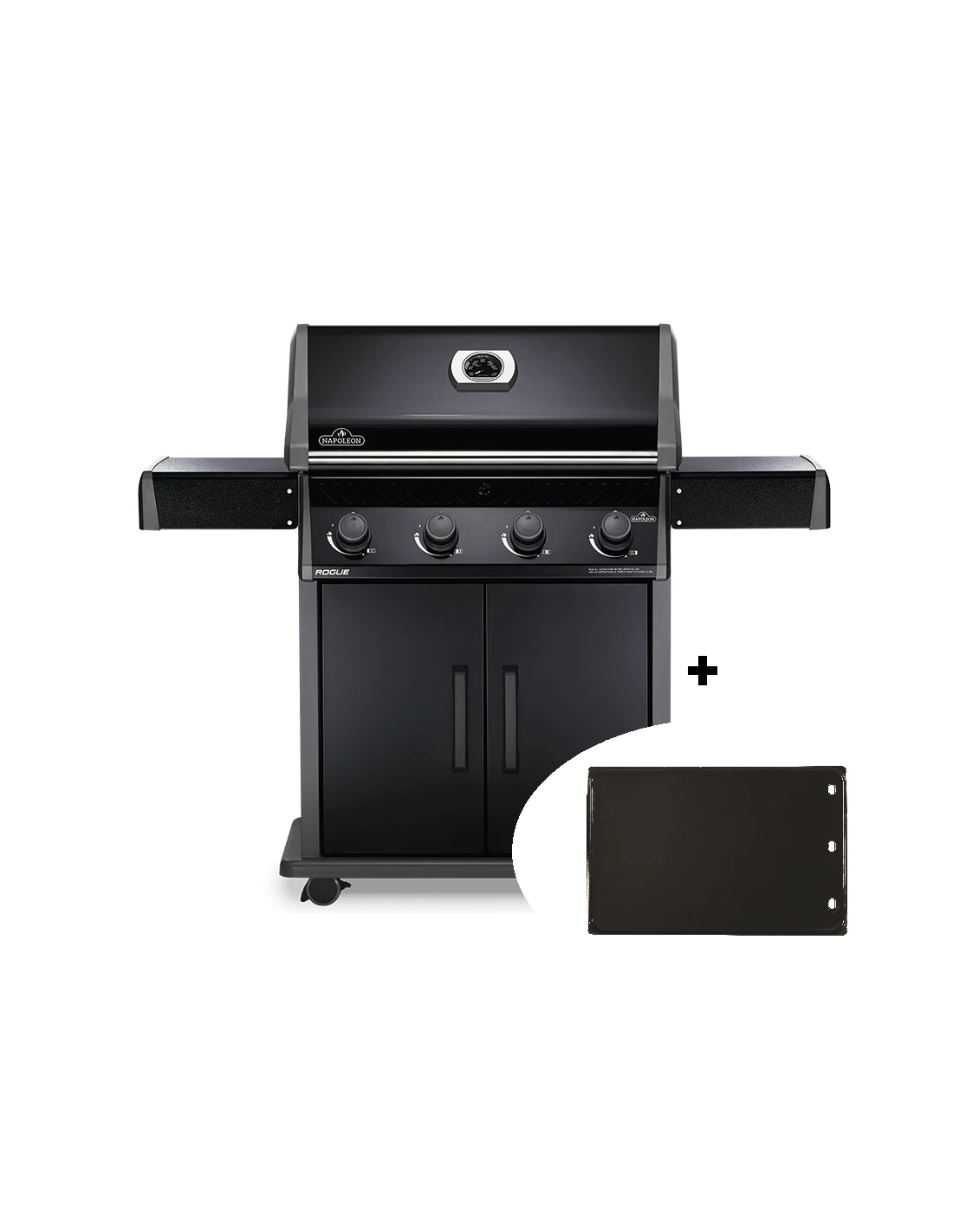 Napoleon Barbecue Gaz Rogue 525-1 Noir + Plancha Offerte 1 Napoleon Barbecue Gaz Rogue 525-1 Noir + Plancha Offerte
