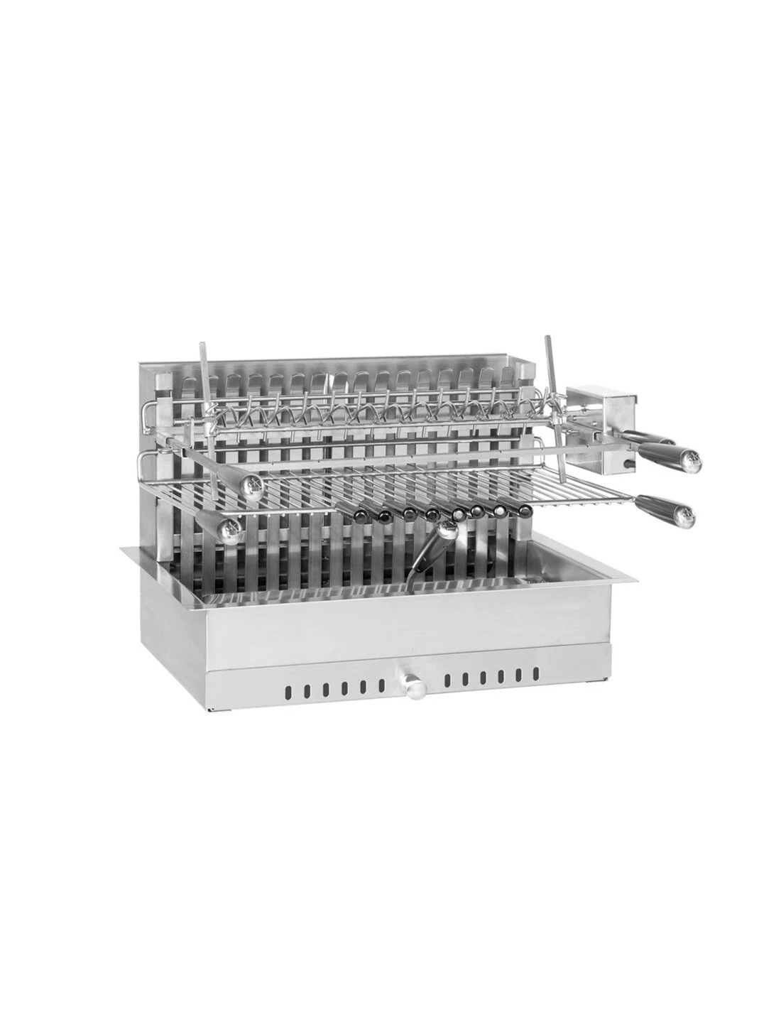 Gril Encastrable Avec Tournebroche 918.66 1 Gril Encastrable Avec Tournebroche 918.66