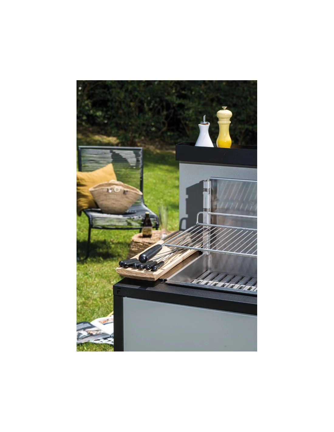 Gril Inox Encastrable 961.66 - Forge Adour 2 Gril Inox Encastrable 961.66 - Forge Adour – Image 2